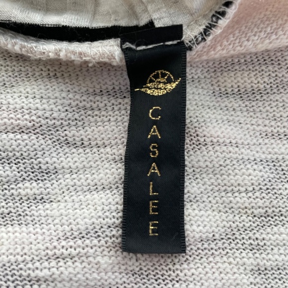 CASA LEE Size Small White Coccoon Bat Wing Open Front Cardigan Southwestern - Picture 6 of 8